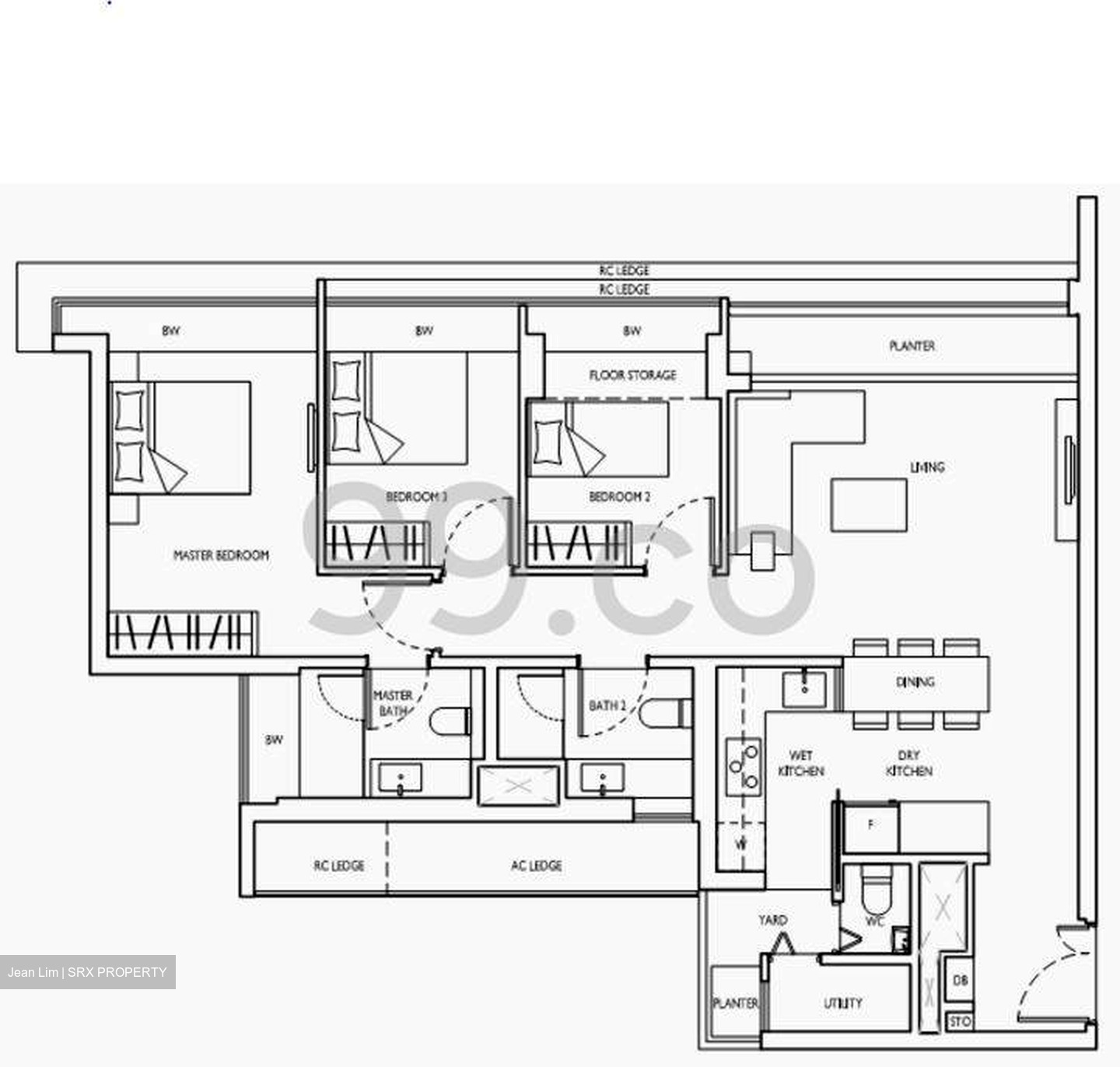 Blk 48A Dorset Road (Kallang/Whampoa), HDB 3 Rooms #450177971